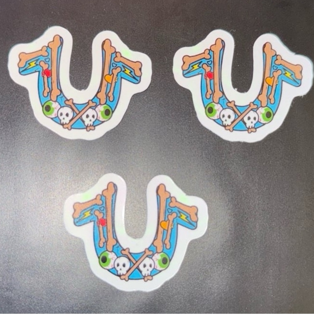 (3x) Decal Stickers True Religion X Chief Keef Glo Gang Logo custom 2 inches new